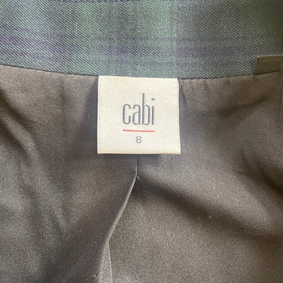 CAbi | Green Blue Tartan Moto Jacket - Picture 10 of 15